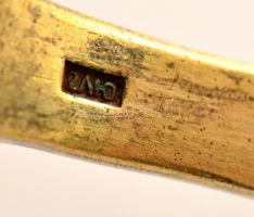 Ezüst(Ag) orosz teáskanál, 6 db, jelzett, h: 11,7 cm, bruttó: 89,5 cm