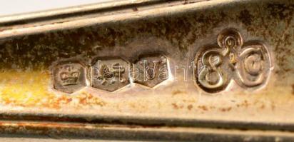 Ezüst(Ag) teáskanál, 6 db, jelzett, h: 11,5 cm, nettó: 108,6 g