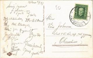 1927 Ungvár, Uzshorod, Uzhhorod, Uzhorod; utca, Korona szálló, Holic fodrász terme, Horváth Mór üzle...