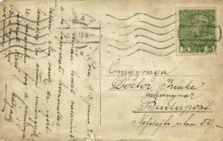 1910-1911 / 914-1915 Hura! SMS Erzherzog Friedrich osztrák-magyar haditengerészet pre-dreadnought cs...