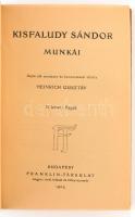 Magyar Remekírók sorozat 55 kötete. Bp.,1902-1907, Franklin. Kiadói aranyozott, festett egészvászon-...