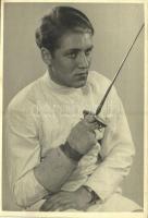 1938 Heinz Ahrens (?) fencer. photo (EK)