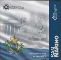 San Marino 2012R 1c-2E (8xklf) forgalmi sor eredeti tokban T:1 San Marino 2012R 1 Cent - 2 Euro (8xdiff) coin set in original case C:UNC