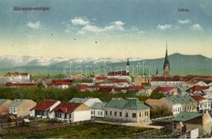 1918 Máramarossziget, Sighetu Marmatiei; látkép, templomok. Kiadja Benkő Miklós 1401. / general view with churches