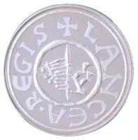 DN " Magyarok Kincstára - Lancea Regis" ezüstözött Cu emlékérem tanúsítvánnyal (20mm) T:PP