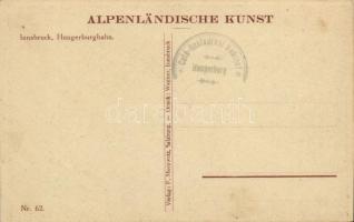 Innsbruck, Hungerburgbahn, Alpenlandische Kunst Nr. 62., Verlag F. Morawetz / funicular railway + &q...