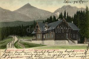 1905 Felsőhági, Visne Hagy, Vysné Hágy (Tátra, Tatry); Hohenlohe vadászkastély / Fürstl. Hohenlohe'sches Jagdschlösschen / hunting castle