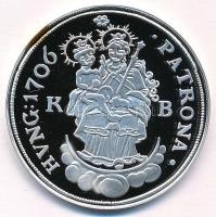 DN "Magyar tallérok utánveretben - Rákóczi féltallér 1706" Ag emlékérem tanúsítvánnyal (20...