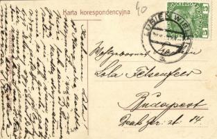 Velykyi Liubin, Lubien Wielki; Dom Brülla / Brüll's shop and house, published by Brüll (fl)