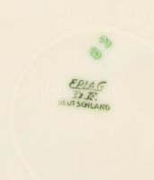 Epiag hiányos aprósüteményes készlet, matricás, kopott, jelzett, d: 15 cm (5×), 39×16 cm