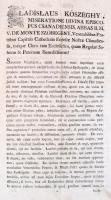 1784-1911 Kiszomborra vonatkozó egyházi iratok gyűjteménye: 

1784-1835 Ordinationum Regiarum et D...
