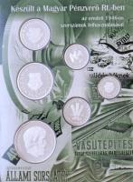 2006. Mesterdarabok ezüstből 1946 1946. 2f-5Ft Ag (6xklf) forgalmi sor utánverete eredeti díszcsomagolásban T:PP Hungary 2006. Silver master pieces 1946 1946. 2 Fillér - 5 Forint Ag (6xdiff) restrike coin set in original case C:PP  Adamo FO1.1