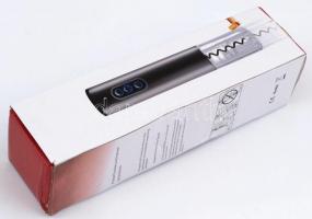 Elemes dugóhúzó, működik, eredeti dobozában, m:23 cm