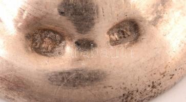 Ezüst(Ag) vodkás kupica, 6 db, jelzett, m: 8 cm, nettó: 93,4 g