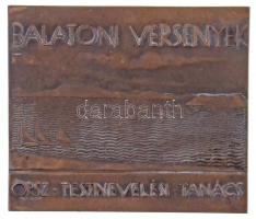 Beck Ötvös Fülöp (1873-1945) 1932. "Balatoni Versenyek Országos Testnevelési Tanács" kétol...