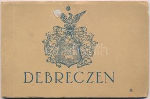 1929 Debrecen, Az Országos Magyar Dalosszövetség XXII. országos dalosversenye alkalmából kiadott képeslapfüzet - 9 db képeslappal