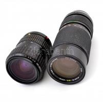 Asahi Pentax ME fényképezőgép,Takumar-A Zoom 28-80mm f/3.5-4.5, Star-D MC Auto 80-205mm f/4.5, Asahi...