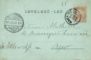 1900 Jolsva, Jelsava; Fő tér, Városháza és Czibur féle ház, Vasúti indóház, Vasútállomás, gőzmozdony...