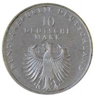 Németország 1998F 10M Ag "50 éves a Német Márka" nagyalakú emlékíven elsőnapi bélyegzős bé...