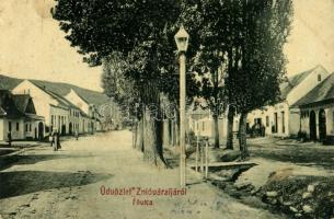 1913 Znióváralja, Klastor pod Znievom; Fő utca, Wagner Arthur üzlete és saját kiadása. W. L. Bp. 5903. / main street, publishers shop (Rb)