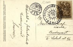 1938 Dunaszerdahely, Dunajská Streda; Vámbéry utca, Haar Zsigmond, Holic, Fischer Simon, Weisz Samu ...