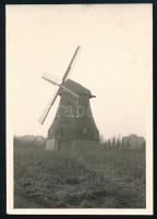 cca 1930 Szélmalom, fotó, 9,5×6,5 cm / windmill