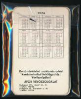 cca 1960-1980 27 db vegyes kártyanaptár (autós közlekedés, Áfor, Tefu)