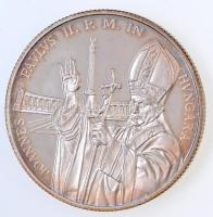 1991. 500Ft Ag II. János Pál pápa látogatása tokban T:1 (eredetileg PP) patina Adamo EM120