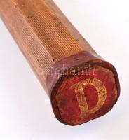 Dunlop Target teniszütő, vetemedésgátló kerettel, , húrozás sérült, h: 68 cm