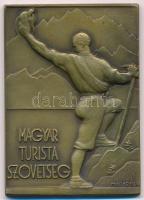 Madarassy Walter (1909-1994) ~1933. Magyar Turista Szövetség Br emlékplakett, hátoldalán BERÁN N BPEST gyártói jelzéssel, eredeti dísztokban (70x50mm) T:1-  HPII 1576.