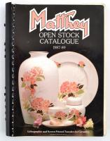 Matthey open stock catalogue 1987-89. Porcelán és kerámia katalógus