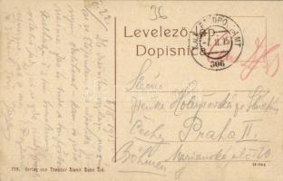 1915 Sid, Posta hivatal. W. L. (?) 759. Verlag von Theodor Stanic Sohn / Postgebäude / post office +...