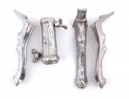 Háromlábú, szétszedhető fém karácsonyfatartó