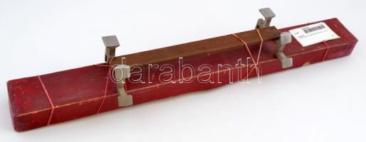 Rapid Super kézi kötőkészülék, dobozban, h: 73 cm.+ Fém-fa állvány, 37x12 cm