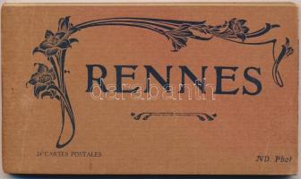 Rennes - postcard booklet with 24 cards (detached cover)