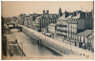 Rennes - postcard booklet with 24 cards (detached cover)