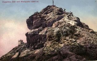 Zugspitze, Ost- und Westgipfel / mountain climbers