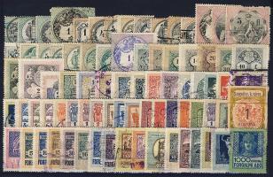 1868-1965 161klf magyar okmánybélyeg berakólapon