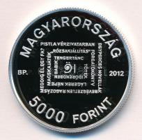 2012. 5000Ft Ag "Örkény István születésének 100. évfordulója" tanúsítvánnyal T:PP