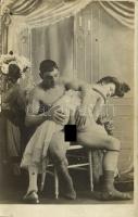 Vintage pornographic photo postcard