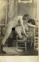 Vintage pornographic photo postcard
