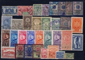 33 vegyes külföldi régi okmánybélyeg 1888-tól