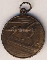 CCa. 1920-as évek DN "II. Rákóczi Ferenc Felsőkereskedelmi-úszás" Br díjérem. Szign.Ludvig T:2