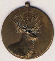 CCa. 1920-30-as évek DN "Hubertus O.M.V.V." Br díjérem. Szign.Gács T:2