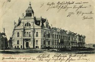 1903 Temesvár, Timisoara; Temes-Béga szabályozási palota. Kiadja Polatsek / Timis river regulation palace (ázott / wet damage)