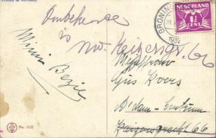 Gelukkig Nieuwjaar / New Year greeting card, children, winter, AV No. 1632 s: Chicky Spark (fl)