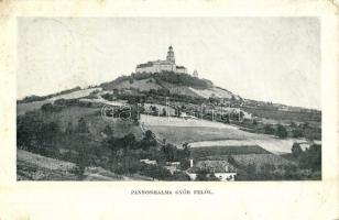 1911 Pannonhalma, Győrszentmárton; Bencés apátság Győr felől (kis szakadás / small tear)