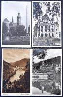 Kb. 100 db RÉGI magyar városképes lap, vegyes minőség / Cca. 100 pre-1945 Hungarian town-view postcards in mixed quality