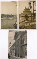 43 db RÉGI magyar városképes lap / 43 pre-1945 Hungarian town-view postcards