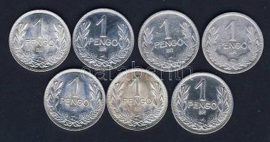 1927-39. 1P Ag (7x) T:1/2,2,2/3